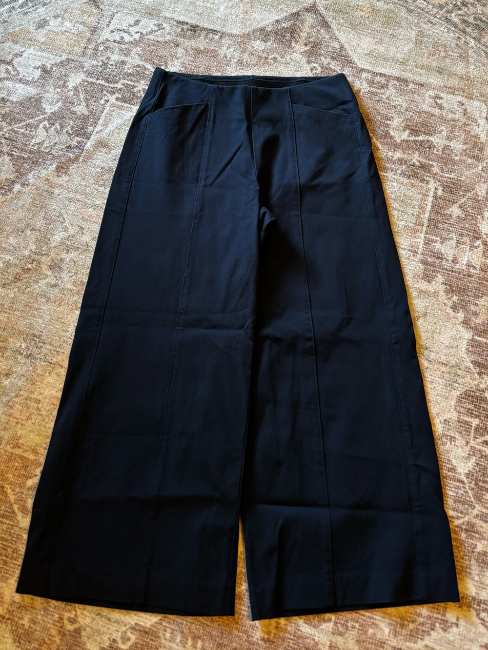 Women's Old Navy, NavyWide-Leg Cropped Dress Pants